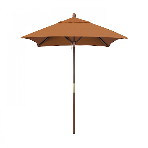 California Umbrella 6' Grove Series Wood Pole Hardwood Ribs Sunbrella Tuscan 194061338223 - main